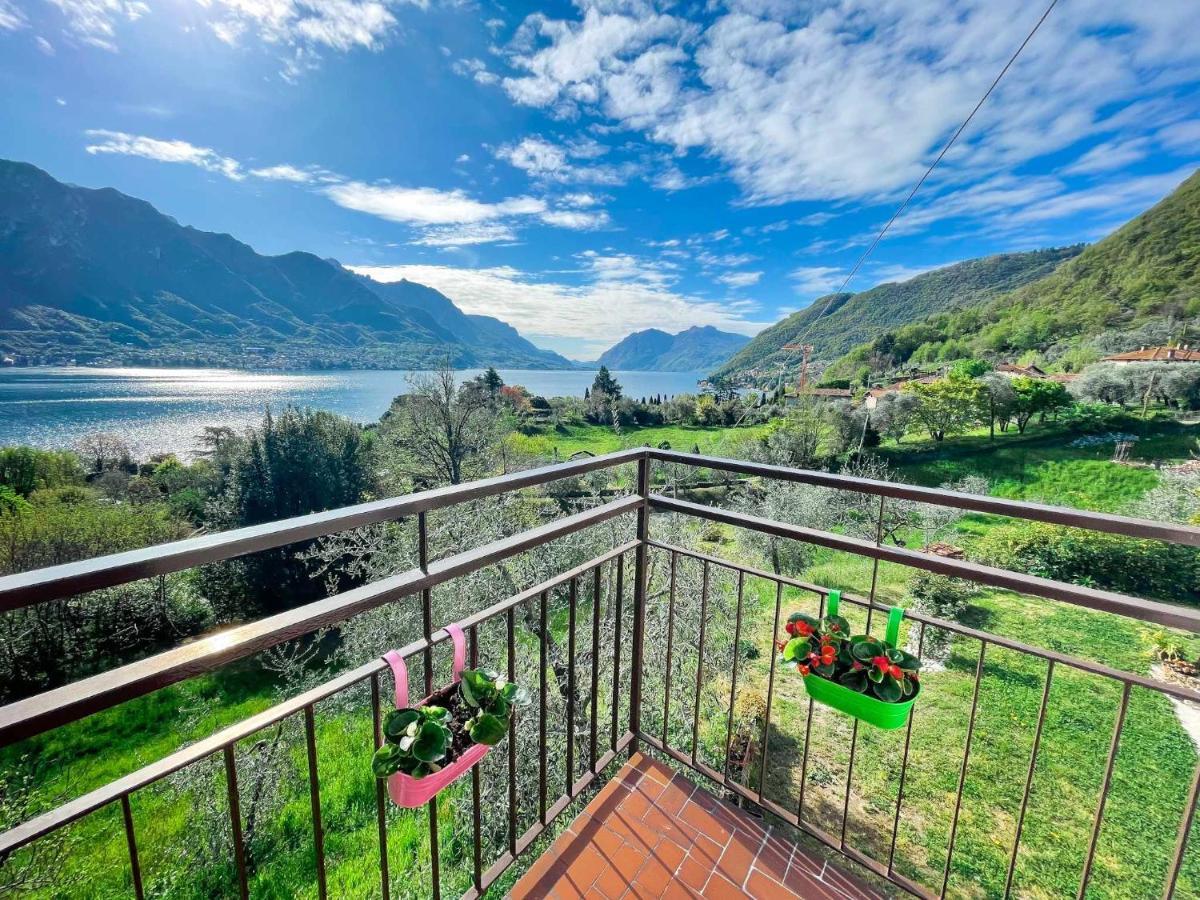 Appartamento Tivano Balcone Con Vista Lago Bellagio Exterior foto